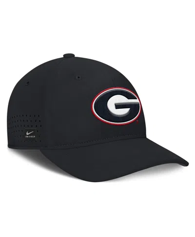Nike Men's Black Georgia Bulldogs 2025 On-field Gameday Performance Flex Hat