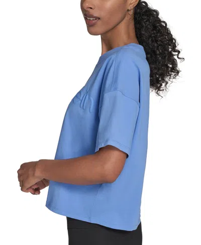 Calvin Klein Performance Women's Cotton Raised Logo Cropped T-shirt