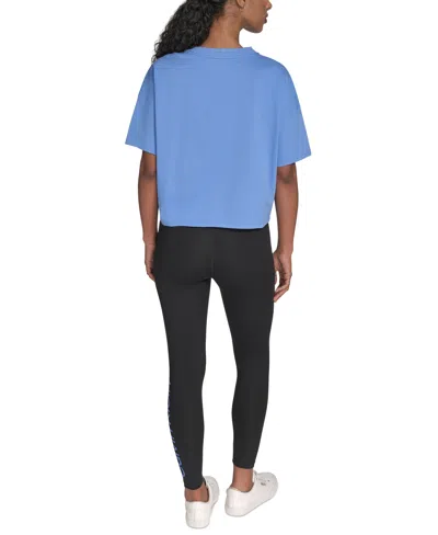 Calvin Klein Performance Women's Cotton Raised Logo Cropped T-shirt