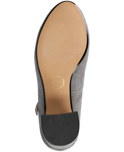 Journee Collection Women's Talani T-strap Almond Toe Dress Pumps