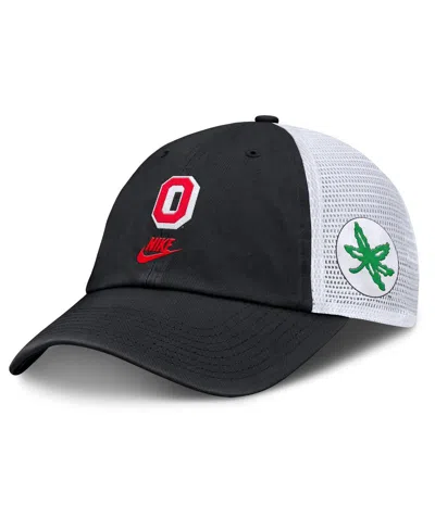 Nike Men's Black Ohio State Buckeyes Club Legacy Adjustable Trucker Hat