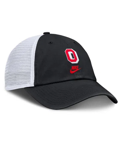 Nike Men's Black Ohio State Buckeyes Club Legacy Adjustable Trucker Hat