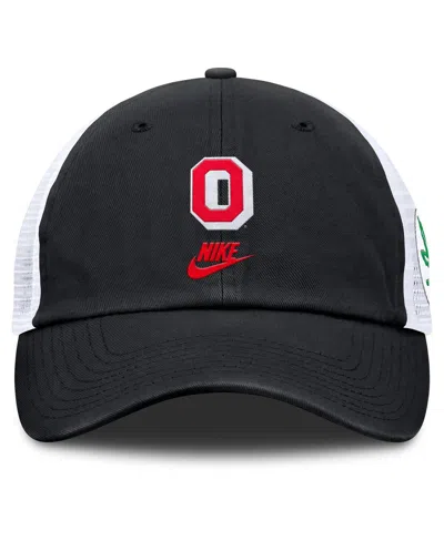 Nike Men's Black Ohio State Buckeyes Club Legacy Adjustable Trucker Hat