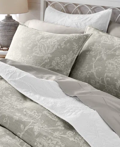 Charter Club Jacobean Chenille 3-pc. Comforter Set, Full/queen, Exclusively At Macy's