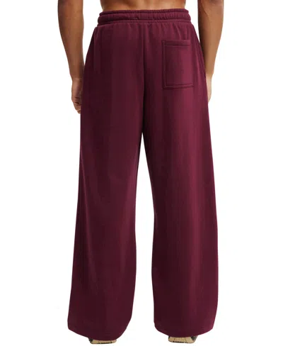 Cotton On Men's Super Baggy Sweatpants In Burgundy