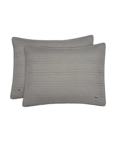 Lacoste Logo Cotton 3-pc. Quilt Set, King