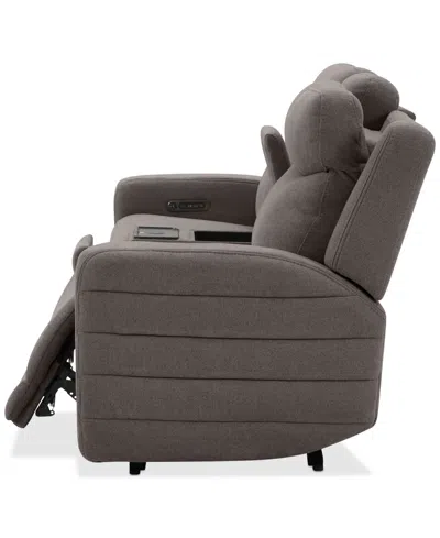 Macy's Kristyan 3-pc. Fabric Sofa With 2 Power Motion Chairs And Console, Exclusively At