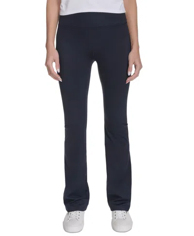 Calvin Klein Performance Women's Crossover Waist Flare Leggings