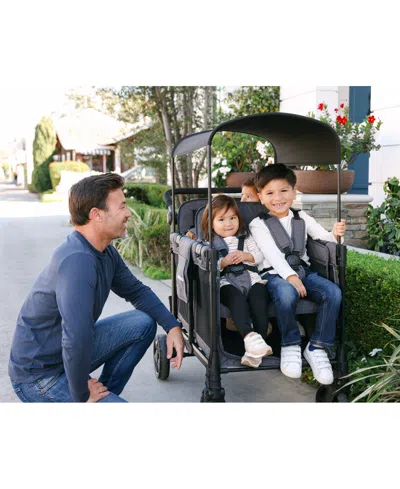 Wonderfold Wagon Wonderfold W4 Elite Pro Stroller Wagon In Black
