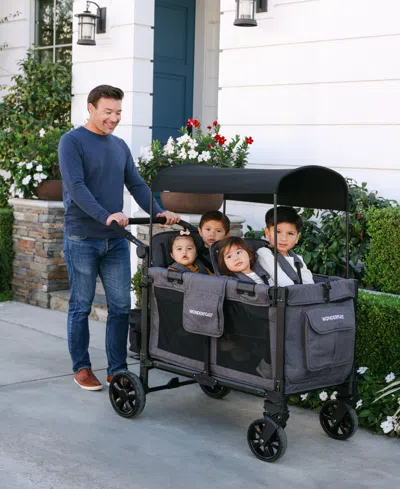 Wonderfold Wagon Wonderfold W4 Elite Pro Stroller Wagon In Black