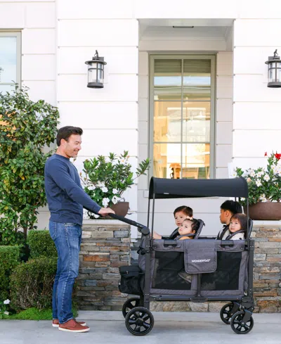 Wonderfold Wagon Wonderfold W4 Elite Pro Stroller Wagon In Black