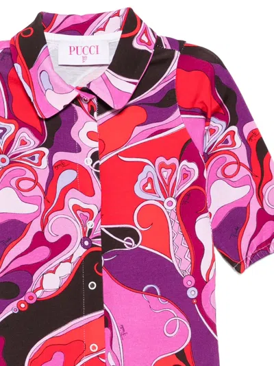 Pucci Junior Abstract-print Babygrow In Multi