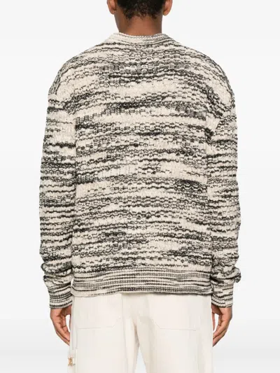 Axel Arigato Men Crew Neck Sweater In White