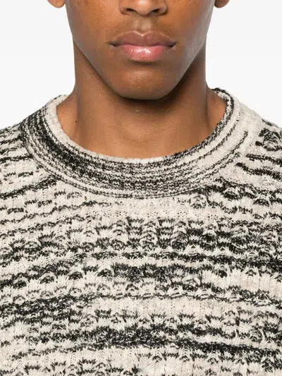 Axel Arigato Men Crew Neck Sweater In White