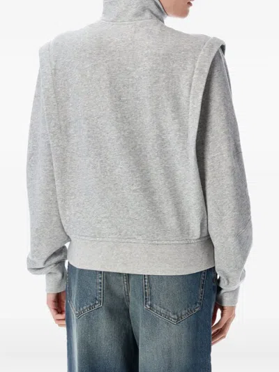 Isabel Marant Étoile Marant Etoile Women Organic Cotton Blend Sweatshirt In Gray