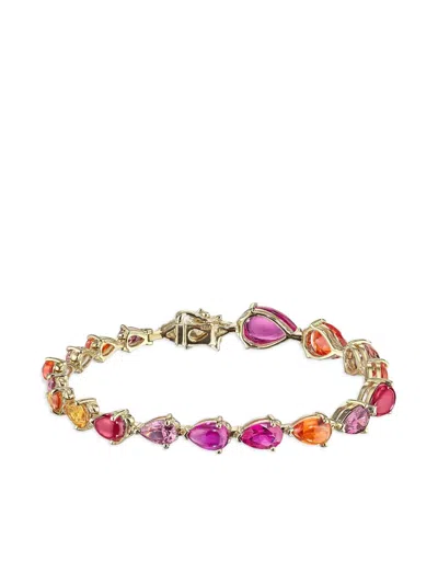 Anabela Chan 18k Yellow Gold Vermeil Sunset Nova Multi-stone Bracelet In Gold