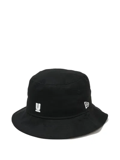 Undercover X New Era Embroidered-logo Bucket Hat In Black