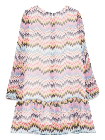 Missoni Zigzag-pattern Dress In Multi