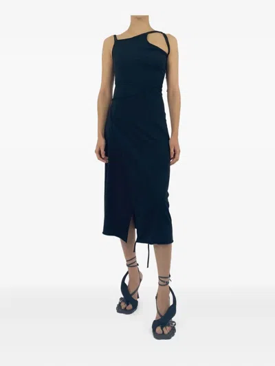Ottolinger Multi-strap Cut-out Dress In Black