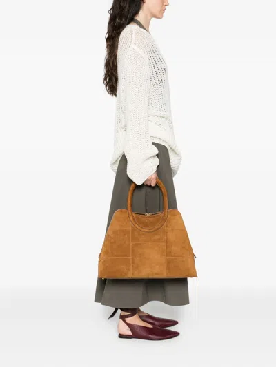 Staud Suede Panelled Tote Bag