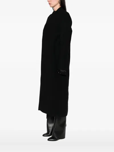 Rick Owens Overlap-seam Wool Coat