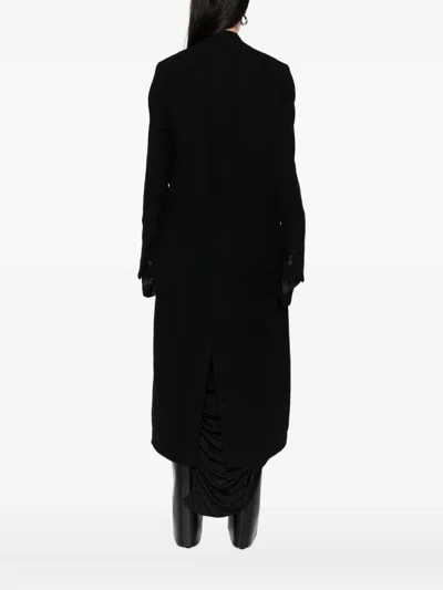 Rick Owens Overlap-seam Wool Coat