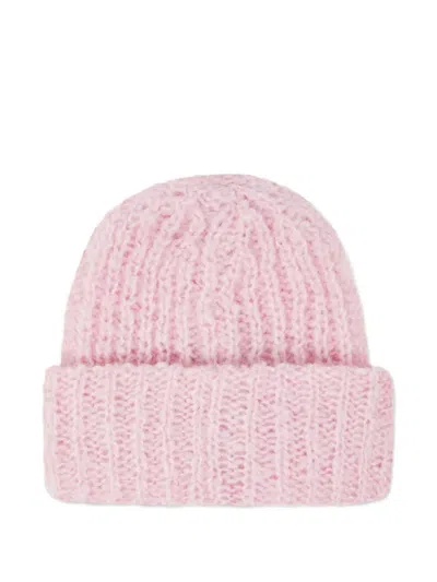 Pinko Ribbed-knit Beanie