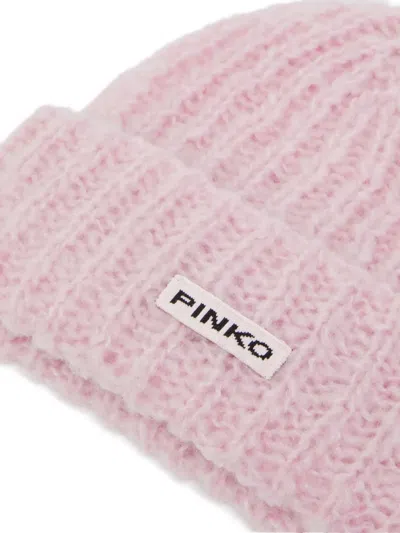 Pinko Ribbed-knit Beanie