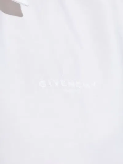 Givenchy Cotton Shirt Asymmetric Hemline Long Sleeves Buttoned Cuffs In White