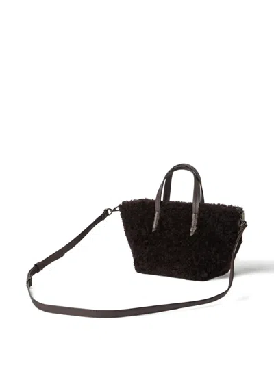 Brunello Cucinelli Shearling Tote Bag