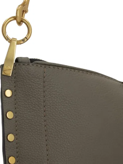 Isabel Marant Oskan Half-moon Studded Tote Bag