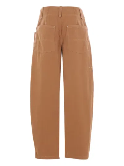 Isabel Marant Button-fastening Cotton Trousers