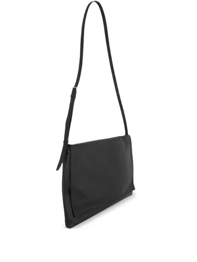 The Row Square Shoulder Bag In Black