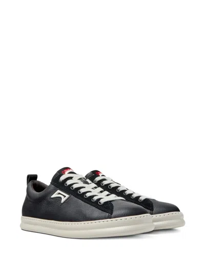 Camper Runner Four Leather Suede Sneakers In Animal Print