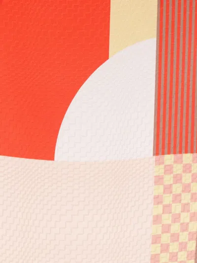 Fendi Abstract-print Mini Dress