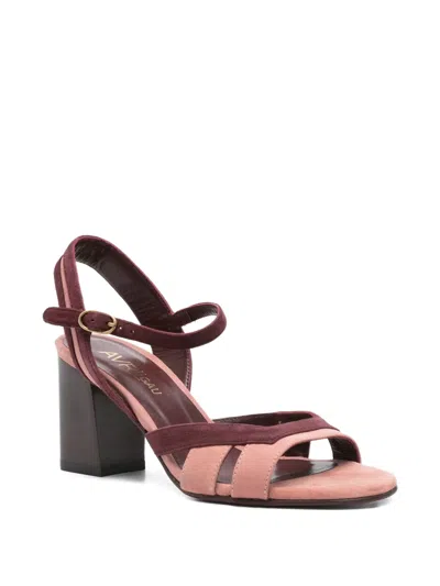 Avril Gau 80mm Block-heel Criss-cross Sandals