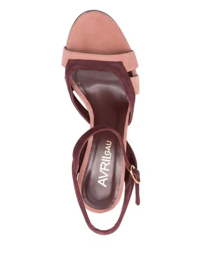 Avril Gau 80mm Block-heel Criss-cross Sandals