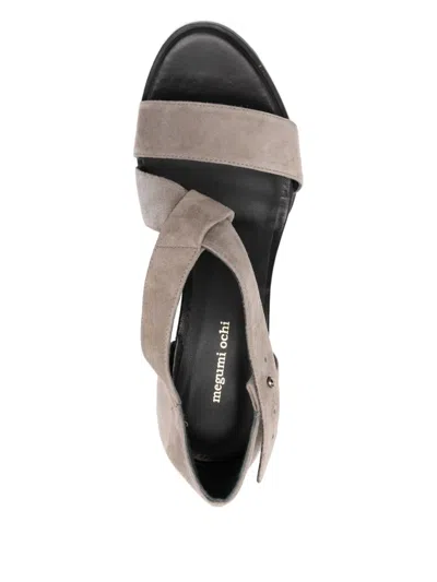 Megumi Ochi Crossover Block-heel Sandals