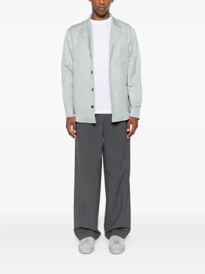 Canali Geometric-print T-shirt In White
