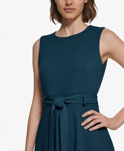 Calvin Klein Women's Sleeveless Midi A-line Dress