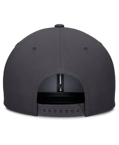 Nike Men's Anthracite Los Angeles Dodgers Statement Pro Snapback Hat