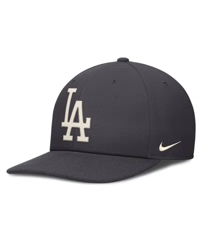 Nike Men's Anthracite Los Angeles Dodgers Statement Pro Snapback Hat
