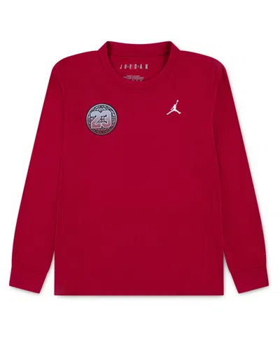 Jordan Toddler And Little Boys Jumpman Global Rise Long Sleeve T-shirt In Red