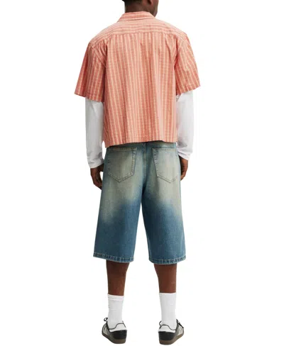 Cotton On Super Baggy Jort In Blue