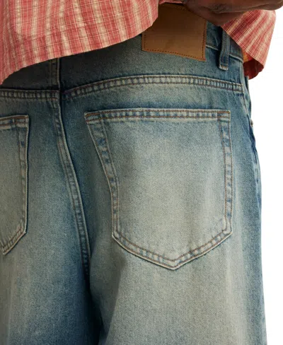 Cotton On Super Baggy Jort In Blue