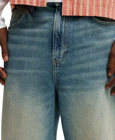 Cotton On Super Baggy Jort In Blue