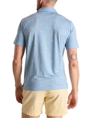 Chubbies Men's The Barkin' Up The Wrong Tree Performance Polo Shirt In Blue
