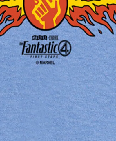 Airwaves Men's The Fantastic Four First Steps Human Torch Short Sleeve T-shirt