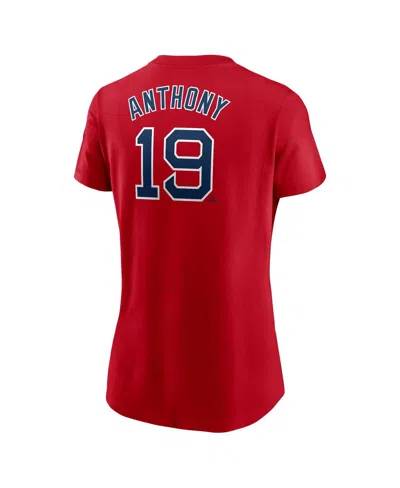 Nike Women's Roman Anthony Red Boston Red Sox Fuse Name Number T-shirt