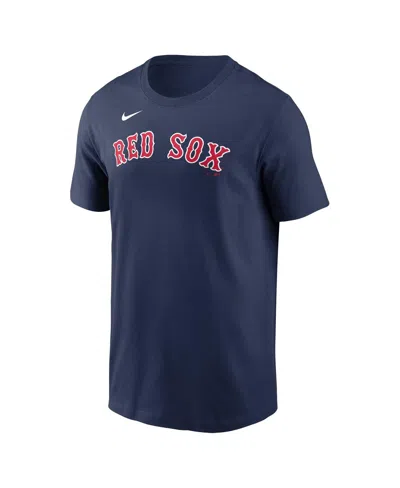 Nike Jarren Duran Navy Boston Red Sox Fuse Name & Number T-shirt In Blue